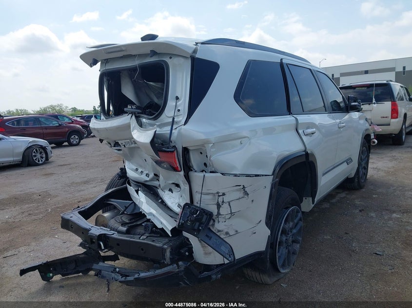 2026 Toyota Sequoia VIN 7SVAAABA3TX077704 IAAI salvage auction — REAR END, Salvage (Texas), sold $24,450 on 2026-07-27 (photo 4)
