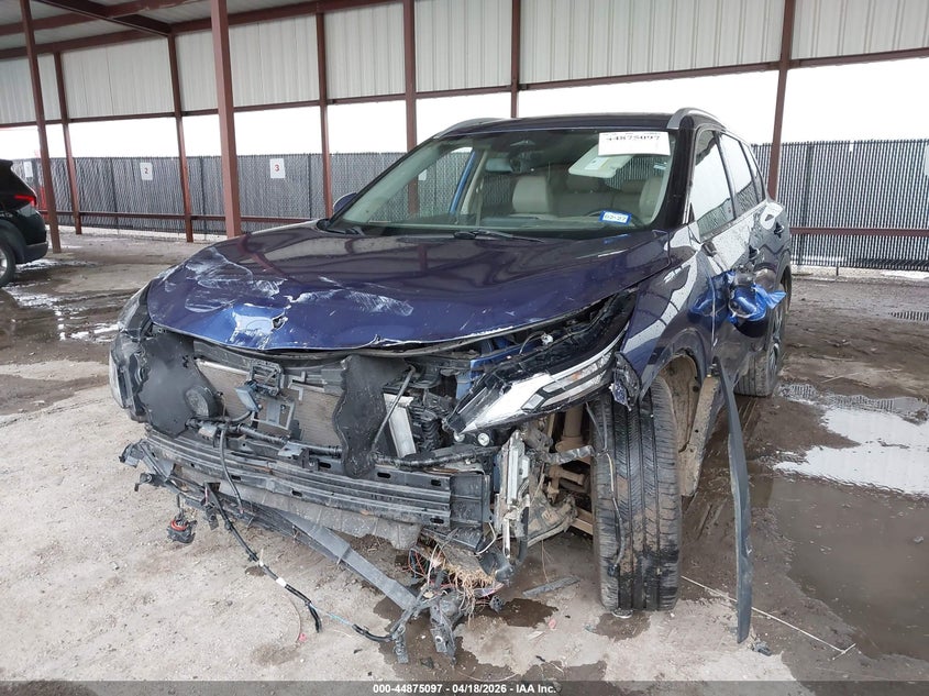 2021 Nissan Rogue VIN JN8AT3CA1MW024090 IAAI salvage auction — FRONT & REAR, Wait Title, sold $2,800 on 2026-07-14 (photo 2)
