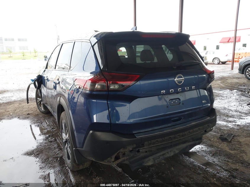 2021 Nissan Rogue VIN JN8AT3CA1MW024090 IAAI salvage auction — FRONT & REAR, Wait Title, sold $2,800 on 2026-07-14 (photo 3)