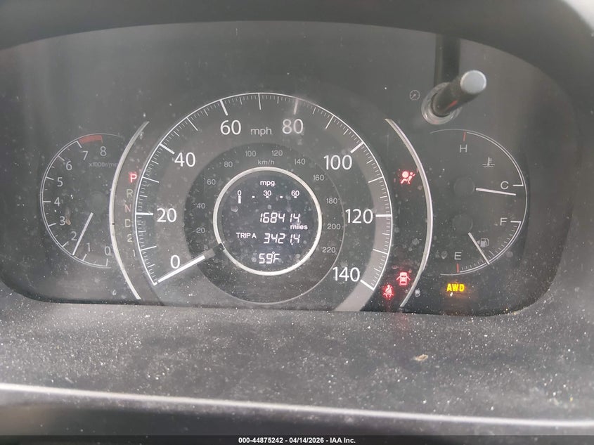 2012 Honda Cr-v VIN JHLRM4H58CC024989 IAAI salvage auction — REAR END, Salvage (Colorado), sold $1,950 on 2026-07-07 (photo 7)