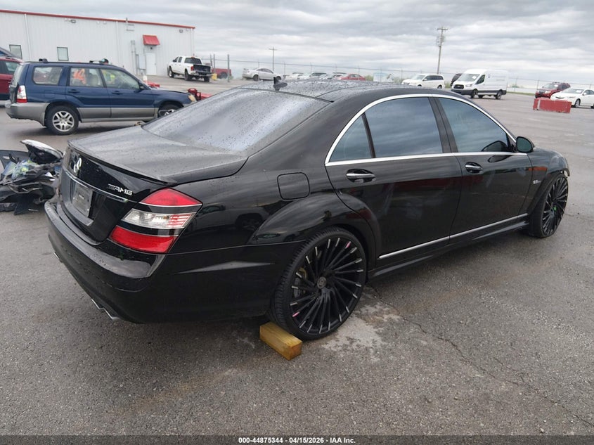 2008 Mercedes-benz S-klasse amg VIN WDDNG77X18A182638 IAAI salvage auction — FRONT END, Salvage (Missouri), sold $6,600 on 2026-07-29 (photo 4)