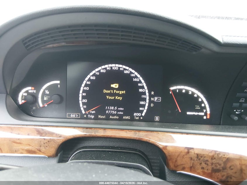 2008 Mercedes-benz S-klasse amg VIN WDDNG77X18A182638 IAAI salvage auction — FRONT END, Salvage (Missouri), sold $6,600 on 2026-07-29 (photo 7)