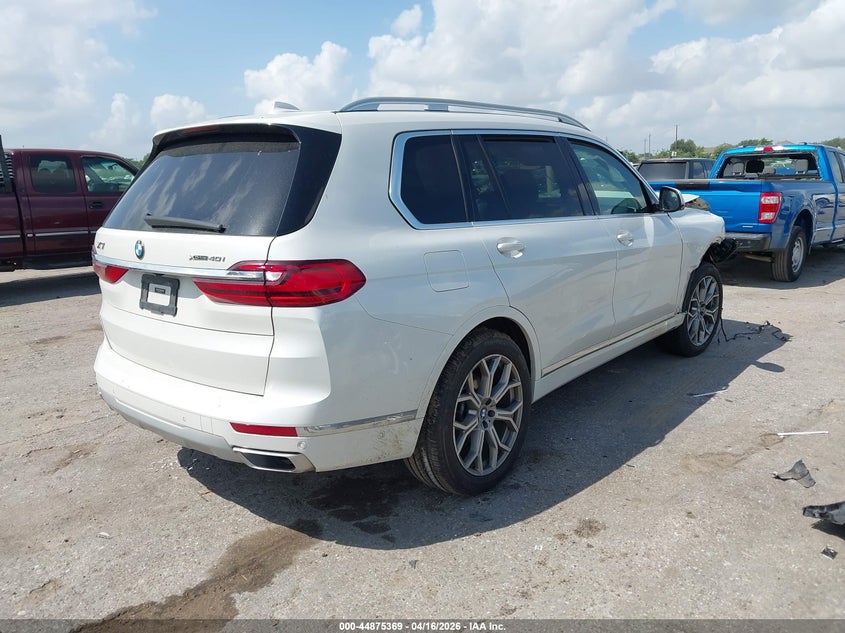 2021 BMW X7 VIN 5UXCW2C06M9G77687 IAAI salvage auction — FRONT END, Original (Texas), sold $13,950 on 2026-07-15 (photo 4)