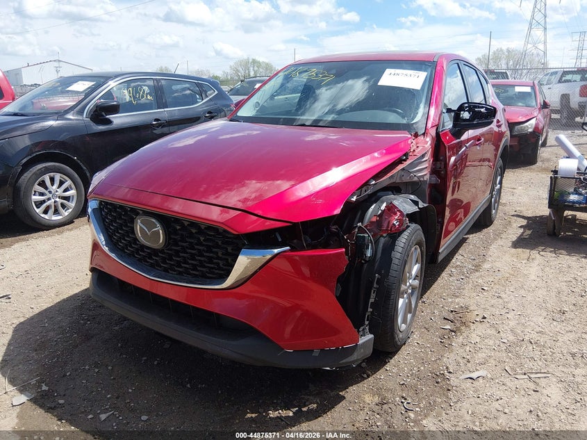 2023 Mazda Cx-5 VIN JM3KFBCM8P0216875 IAAI salvage auction — SIDE, Wait Title, sold $10,200 on 2026-07-08 (photo 2)