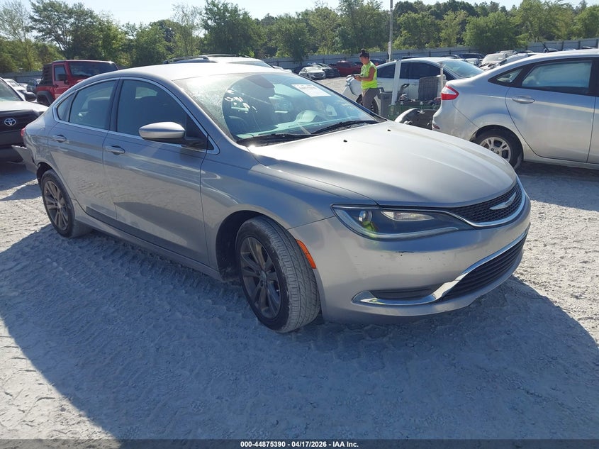 2015 Chrysler 200 VIN 1C3CCCAB1FN552371 IAAI salvage auction — REAR END, Salvage Title, sold $875 on 2026-07-12 (photo 1)