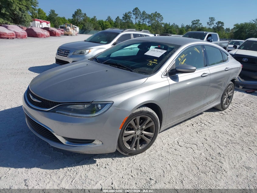 2015 Chrysler 200 VIN 1C3CCCAB1FN552371 IAAI salvage auction — REAR END, Salvage Title, sold $875 on 2026-07-12 (photo 2)