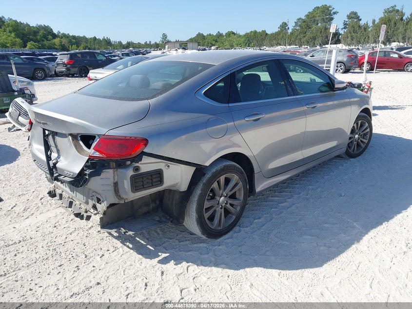 2015 Chrysler 200 VIN 1C3CCCAB1FN552371 IAAI salvage auction — REAR END, Salvage Title, sold $875 on 2026-07-12 (photo 4)