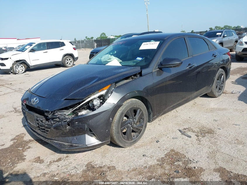 2021 Hyundai Elantra VIN 5NPLS4AG0MH032675 IAAI salvage auction — FRONT END, Original (Texas), sold $5,350 on 2026-07-14 (photo 2)