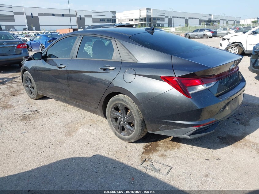 2021 Hyundai Elantra VIN 5NPLS4AG0MH032675 IAAI salvage auction — FRONT END, Original (Texas), sold $5,350 on 2026-07-14 (photo 3)