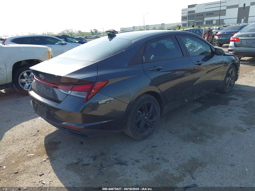 2021 Hyundai Elantra VIN 5NPLS4AG0MH032675 IAAI salvage auction — FRONT END, Original (Texas), sold $5,350 on 2026-07-14 (photo 4)