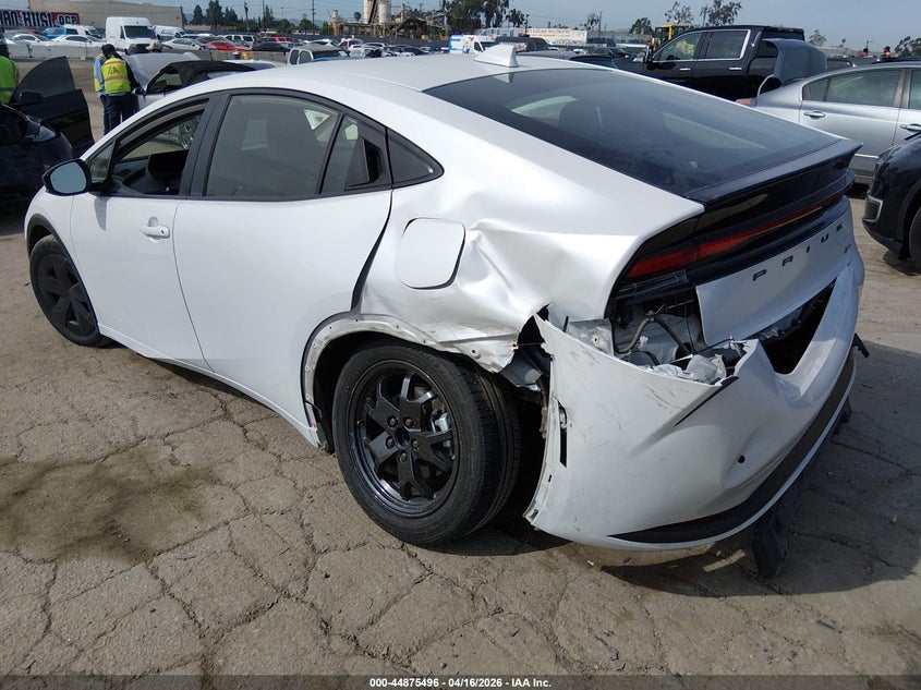 2023 Toyota Prius VIN JTDACAAUXP3000907 IAAI salvage auction — REAR END, Wait Title, sold $8,700 on 2026-07-08 (photo 3)