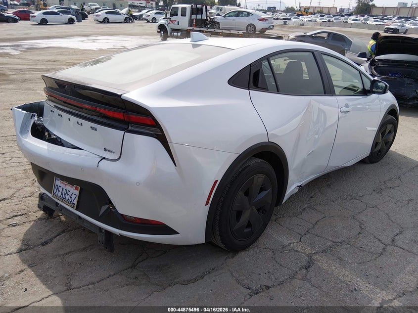 2023 Toyota Prius VIN JTDACAAUXP3000907 IAAI salvage auction — REAR END, Wait Title, sold $8,700 on 2026-07-08 (photo 4)