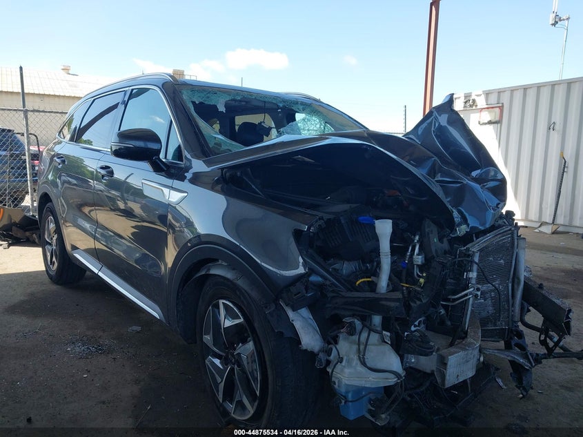 2021 Kia Sorento VIN KNDRH4LG6M5032167 IAAI salvage auction — FRONT END, Salvage Title, sold $2,100 on 2026-07-07 (photo 1)