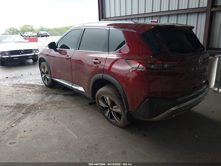 2021 Nissan Rogue VIN JN8AT3DD8MW321480 IAAI salvage auction — REAR END, Salvage (Michigan), sold $8,800 on 2026-07-16 (photo 3)