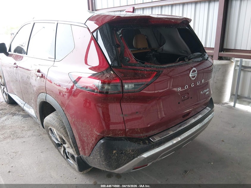 2021 Nissan Rogue VIN JN8AT3DD8MW321480 IAAI salvage auction — REAR END, Salvage (Michigan), sold $8,800 on 2026-07-16 (photo 6)