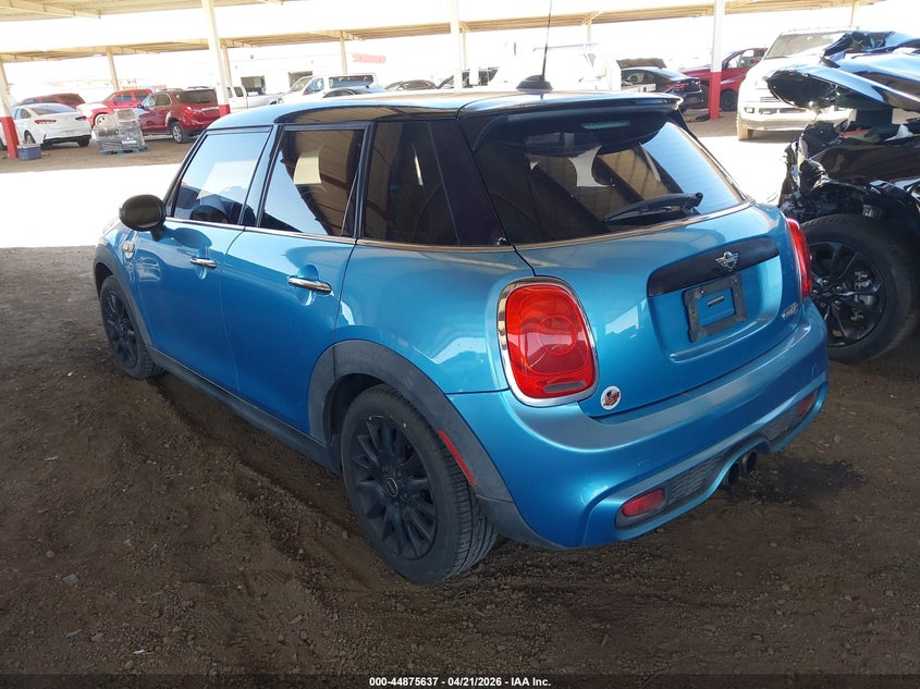 2015 Mini Hard top VIN WMWXU3C59FT892362 IAAI salvage auction — RIGHT FRONT, Salvage Title, sold $1,325 on 2026-09-22 (photo 3)
