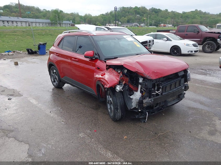 2022 Hyundai Venue VIN KMHRC8A36NU207932 IAAI salvage auction — FRONT END, Salvage (Illinois), sold $1,550 on 2026-07-07 (photo 1)