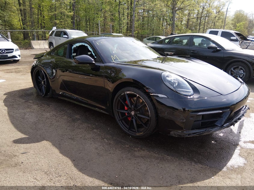 2020 Porsche 911 VIN WP0AB2A93LS228896 IAAI salvage auction — LEFT & RIGHT, Salvage Title, sold $38,300 on 2026-07-08 (photo 1)