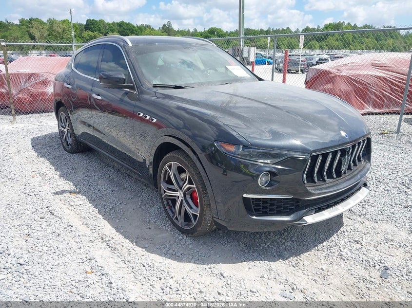2021 Maserati Levante VIN ZN661XUL8MX372721 IAAI salvage auction — SIDE, Wait Title, sold $8,400 on 2026-08-12 (photo 1)