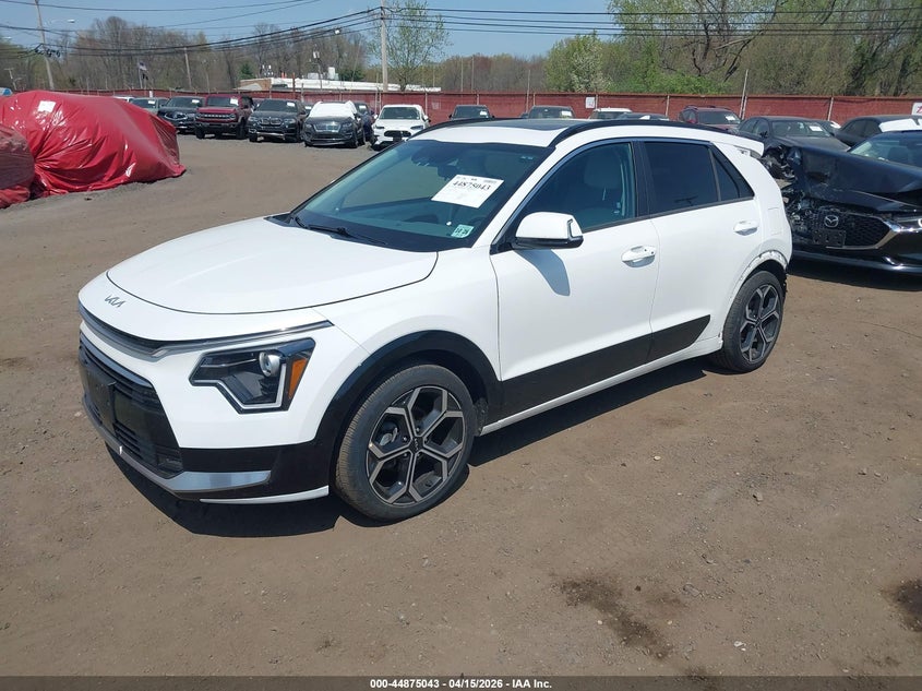 2024 Kia Niro VIN KNDCR3LE0R5122837 IAAI salvage auction — RIGHT SIDE, Wait Title, sold $8,575 on 2026-07-08 (photo 2)