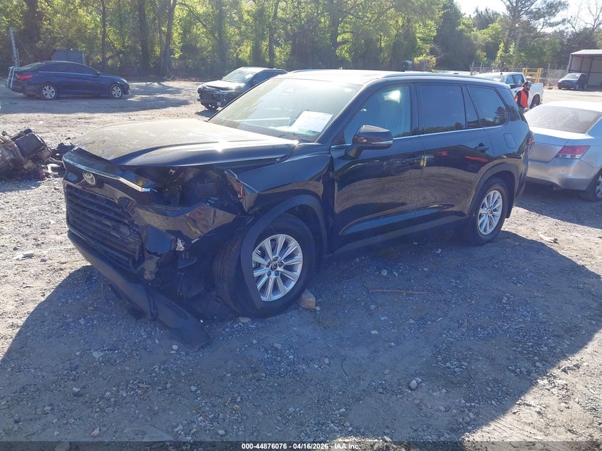 2025 Toyota Highlander VIN 5TDACAB50SS058152 IAAI salvage auction — LEFT FRONT, Wait Title, sold $24,400 on 2026-07-20 (photo 2)
