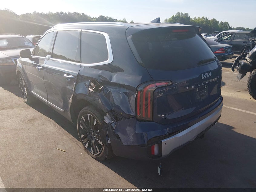 2024 Kia Telluride VIN 5XYP5DGC9RG523578 IAAI salvage auction — LEFT SIDE, Salvage Title, sold $13,150 on 2026-07-15 (photo 3)