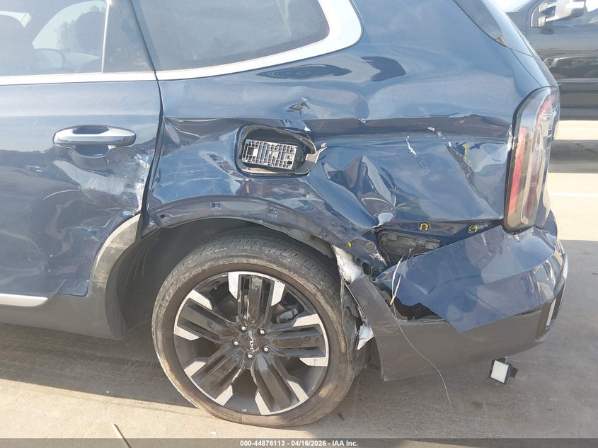 2024 Kia Telluride VIN 5XYP5DGC9RG523578 IAAI salvage auction — LEFT SIDE, Salvage Title, sold $13,150 on 2026-07-15 (photo 6)