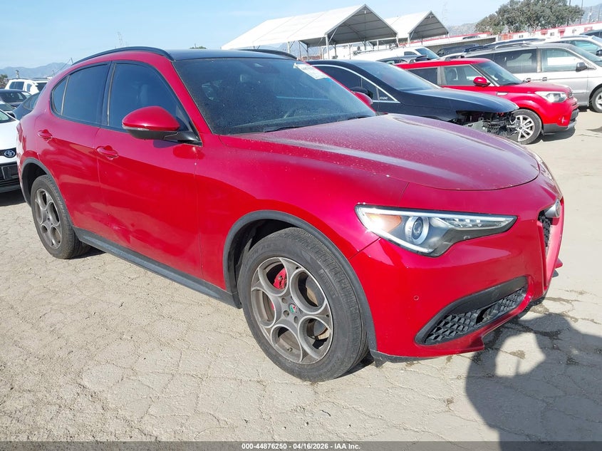 2019 Alfa romeo Stelvio VIN ZASPAKBN8K7C38888 IAAI salvage auction — REAR END, Salvage Title, sold $6,150 on 2026-07-22 (photo 1)