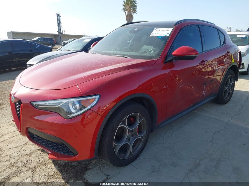 2019 Alfa romeo Stelvio VIN ZASPAKBN8K7C38888 IAAI salvage auction — REAR END, Salvage Title, sold $6,150 on 2026-07-22 (photo 2)