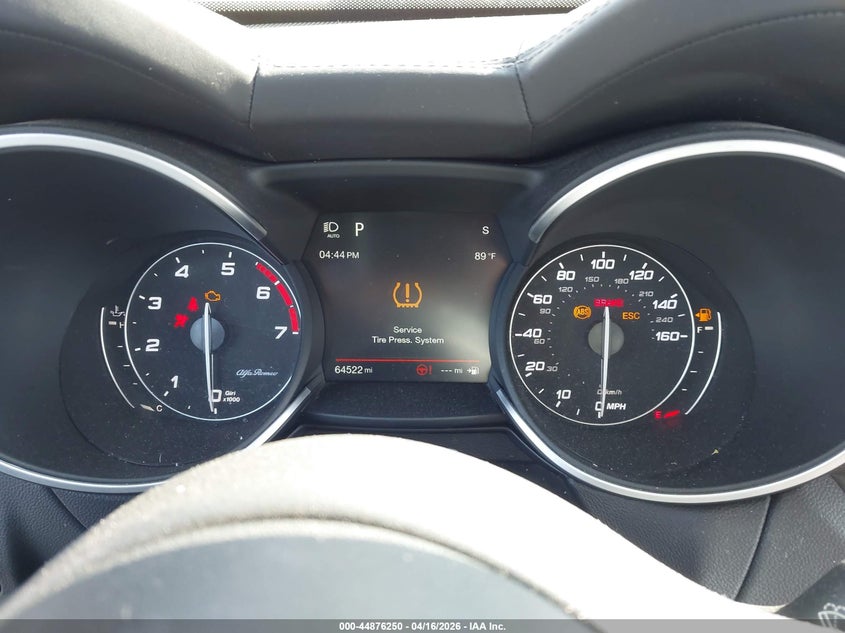2019 Alfa romeo Stelvio VIN ZASPAKBN8K7C38888 IAAI salvage auction — REAR END, Salvage Title, sold $6,150 on 2026-07-22 (photo 7)