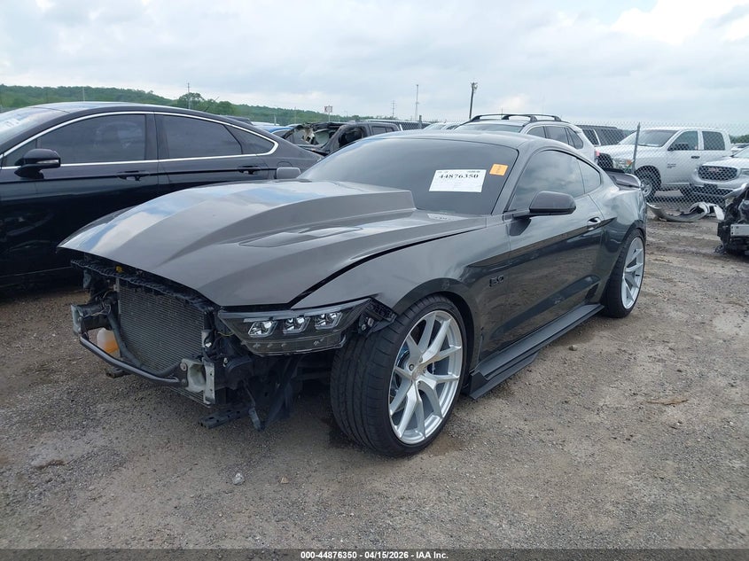 2017 Ford Mustang VIN 1FA6P8CF0H5208324 IAAI salvage auction — FRONT END, Clear (Oklahoma), sold $7,900 on 2026-07-31 (photo 2)