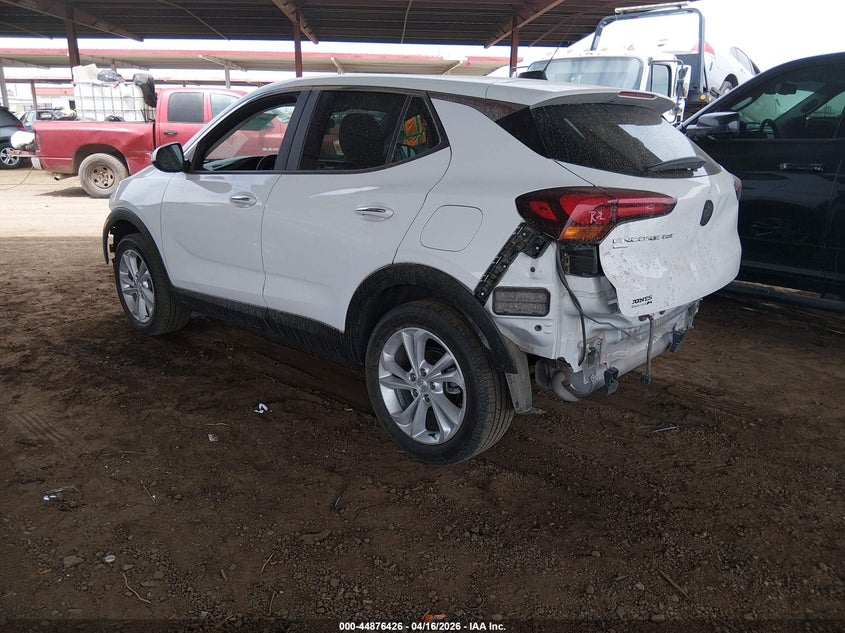 2021 Buick Encore gx VIN KL4MMCSL9MB051905 IAAI salvage auction — FRONT & REAR, Clear (Indiana), sold $2,150 on 2026-07-14 (photo 3)