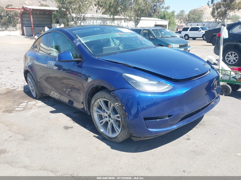 2023 Tesla Model y VIN 7SAYGDEE9PA211350 IAAI salvage auction — FRONT & REAR, Salvage (California), sold $10,250 on 2026-07-20 (photo 1)