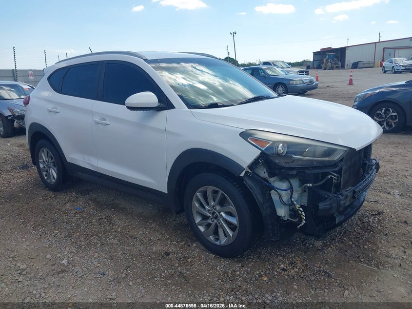 2016 Hyundai Tucson VIN KM8J33A47GU237193 IAAI salvage auction — LEFT FRONT, Wait Title, sold $1,150 on 2026-07-21 (photo 1)