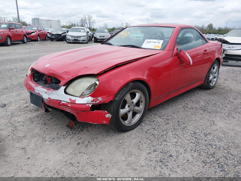 2002 Mercedes-benz Slk-klasse VIN WDBKK65F32F260149 IAAI salvage auction — FRONT END, Salvage (Ohio), sold $425 on 2026-07-28 (photo 2)