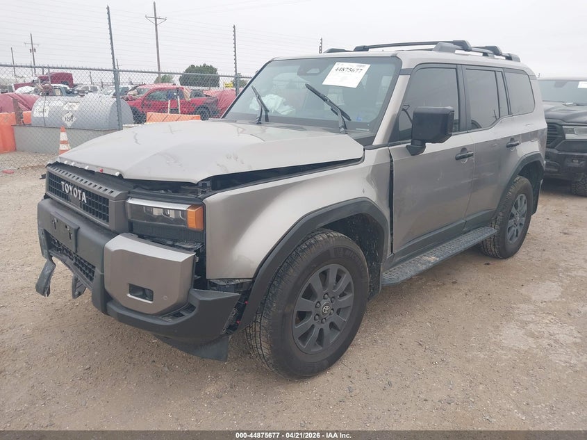 2025 Toyota Land cruiser VIN JTEABFAJXS5014854 IAAI salvage auction — FRONT END, Original (Texas), sold $26,300 on 2026-07-14 (photo 2)