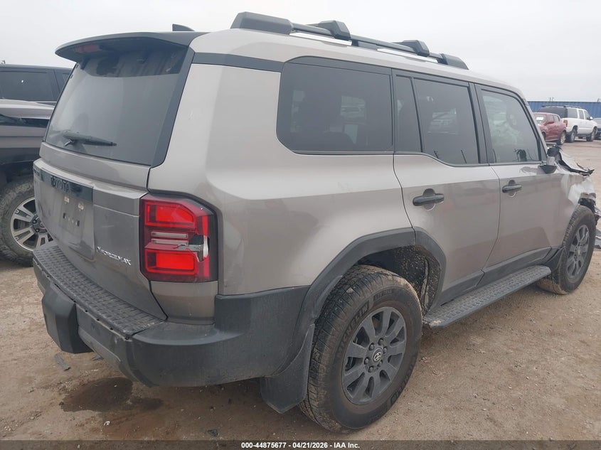 2025 Toyota Land cruiser VIN JTEABFAJXS5014854 IAAI salvage auction — FRONT END, Original (Texas), sold $26,300 on 2026-07-14 (photo 4)