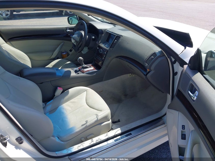 2012 Infiniti G VIN JN1CV6EK4CM420596 IAAI salvage auction — FRONT END, Salvage Title, sold $425 on 2026-07-15 (photo 5)