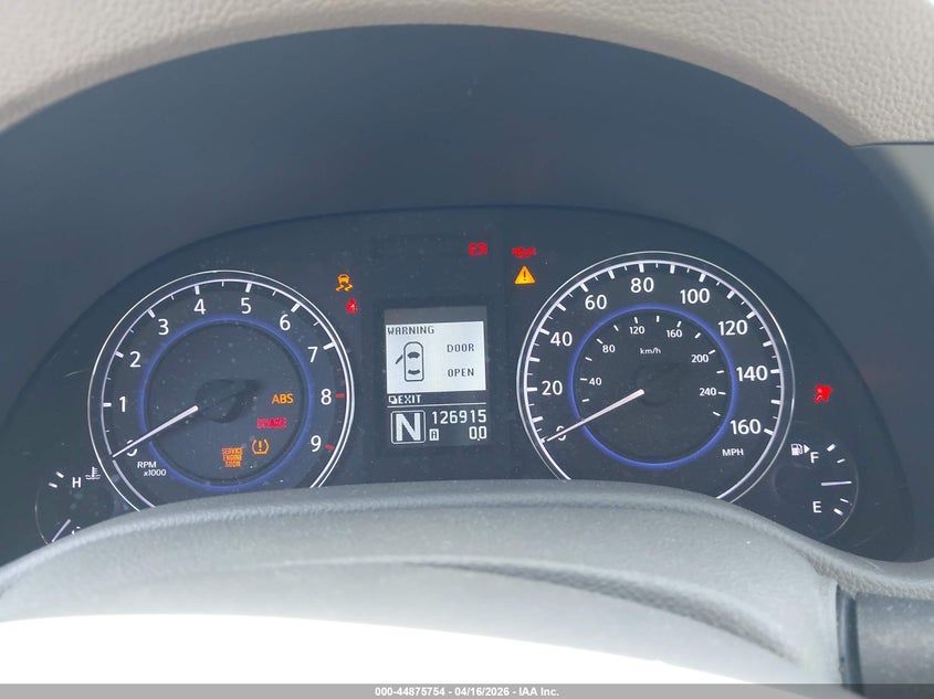 2012 Infiniti G VIN JN1CV6EK4CM420596 IAAI salvage auction — FRONT END, Salvage Title, sold $425 on 2026-07-15 (photo 7)