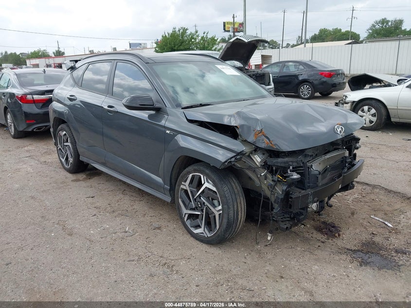2024 Hyundai Kona VIN KM8HA3A38RU155908 IAAI salvage auction — FRONT END, Original (Texas), sold $5,200 on 2026-07-22 (photo 1)