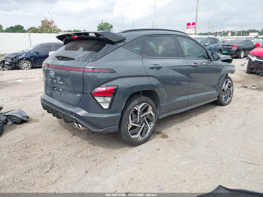 2024 Hyundai Kona VIN KM8HA3A38RU155908 IAAI salvage auction — FRONT END, Original (Texas), sold $5,200 on 2026-07-22 (photo 4)