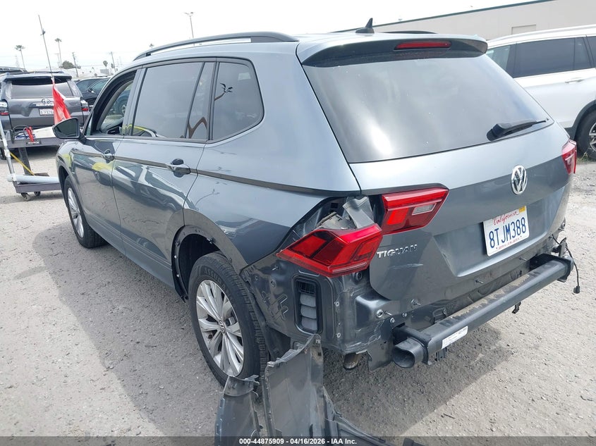 2020 Volkswagen Tiguan VIN 3VV1B7AX9LM164658 IAAI salvage auction — REAR END, Wait Title, sold $3,600 on 2026-07-12 (photo 3)