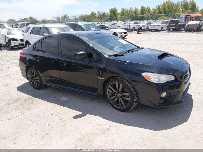 2017 Subaru Wrx VIN JF1VA1E62H9827811 IAAI salvage auction — NORMAL WEAR, Salvage Title, sold $1,800 on 2026-07-29 (photo 1)