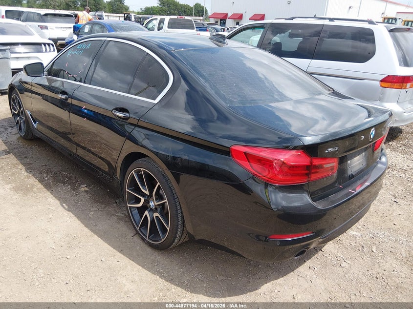 2017 BMW 5er VIN WBAJA7C33HG907194 IAAI salvage auction — FRONT END, Original (Texas), sold $6,200 on 2026-07-07 (photo 3)
