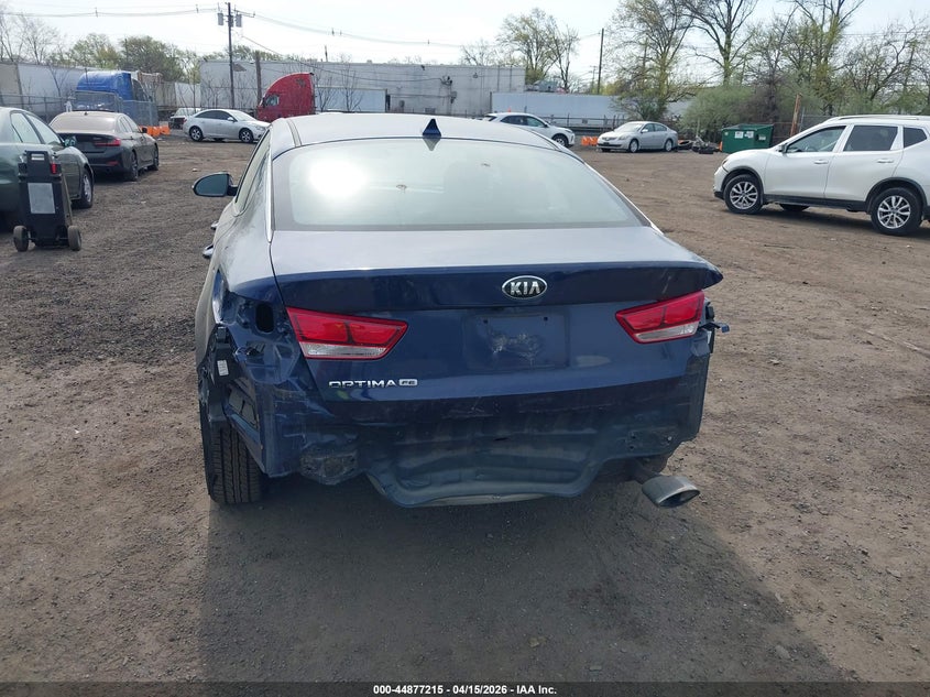 2018 Kia Optima VIN 5XXGT4L33JG217299 IAAI salvage auction — FRONT & REAR, Wait Title, sold $1,450 on 2026-07-27 (photo 6)