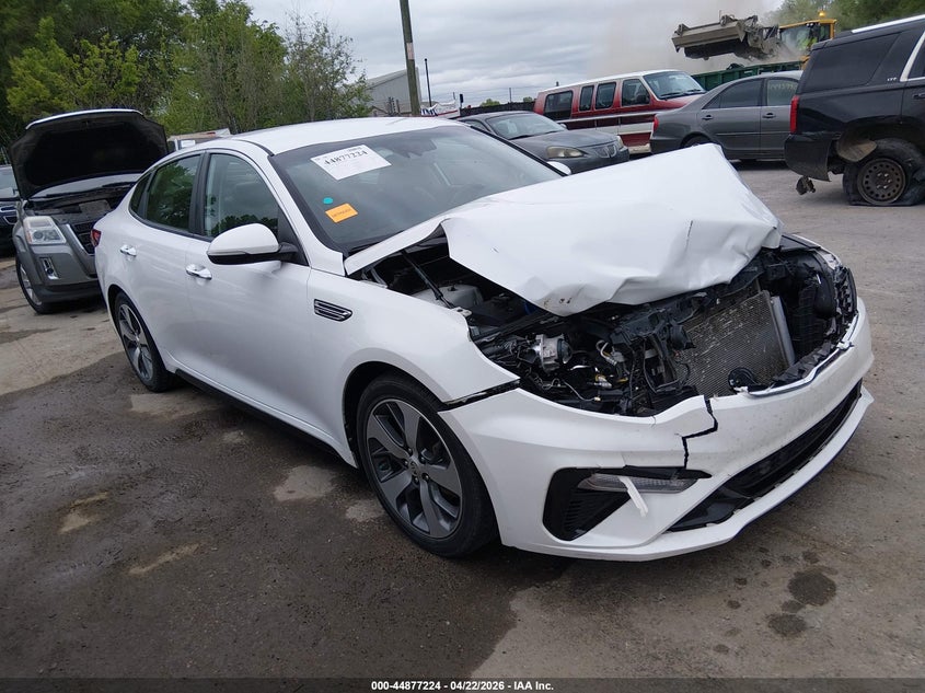 2020 Kia Optima VIN 5XXGT4L3XLG431161 IAAI salvage auction — FRONT END, Salvage Title, sold $2,225 on 2026-07-15 (photo 1)