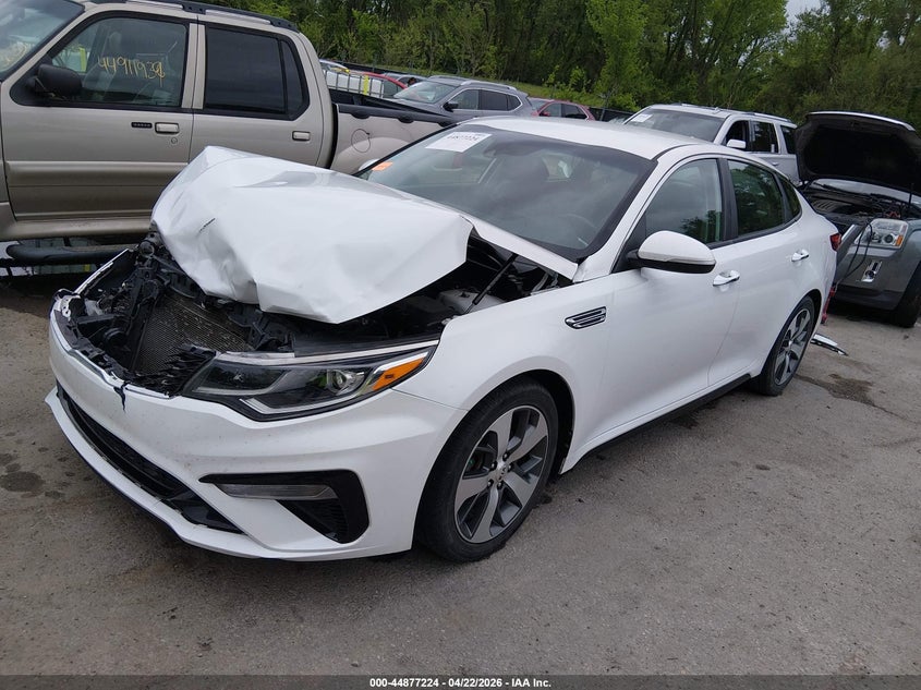 2020 Kia Optima VIN 5XXGT4L3XLG431161 IAAI salvage auction — FRONT END, Salvage Title, sold $2,225 on 2026-07-15 (photo 2)