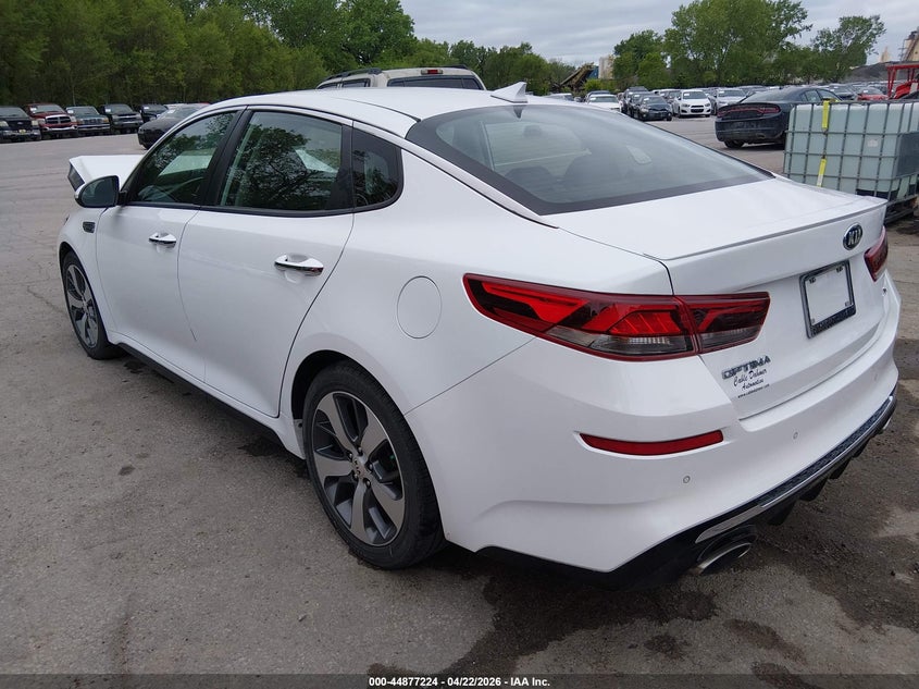 2020 Kia Optima VIN 5XXGT4L3XLG431161 IAAI salvage auction — FRONT END, Salvage Title, sold $2,225 on 2026-07-15 (photo 3)