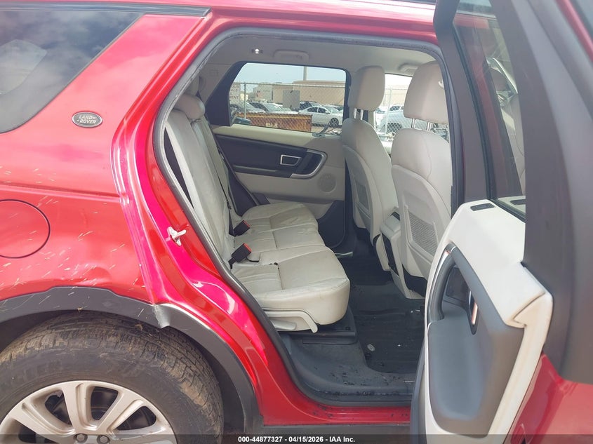 2018 Land rover Discovery sport VIN SALCP2RX0JH756072 IAAI salvage auction — RIGHT SIDE, Salvage Title, sold $950 on 2026-07-14 (photo 8)