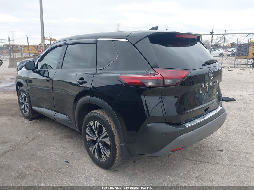 2022 Nissan Rogue VIN 5N1BT3BB1NC706377 IAAI salvage auction — REAR END, Clear Claim Paid (Wisconsin), sold $8,000 on 2026-07-31 (photo 3)